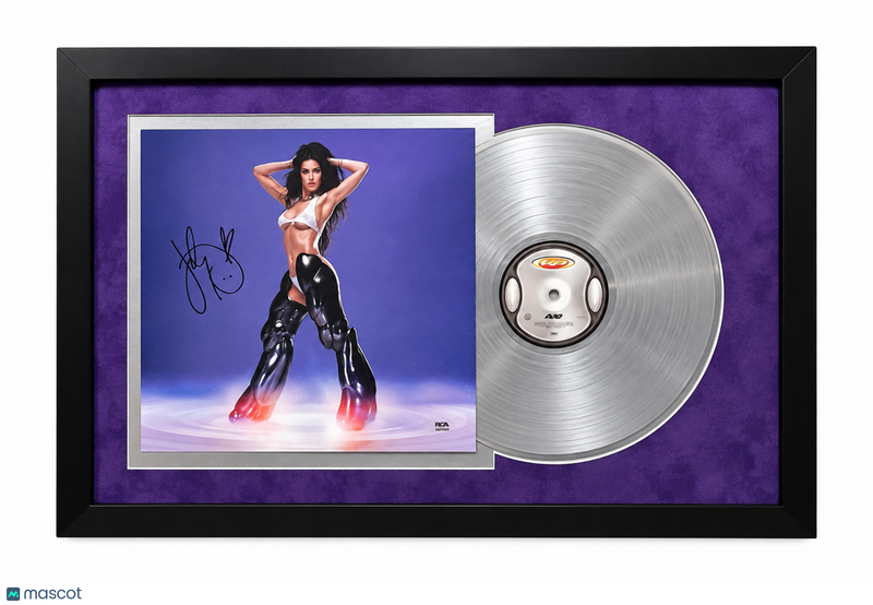 Katy Perry Signed 143 Framed Display CD Album PSA Autographed