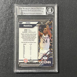2023 Player's Trunk # So. Jordan Hawkins Signed Card BAS Auto Slabbed UConn