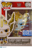 Cody Rhodes Signed Funko Pop #179 JSA The American Nightmare