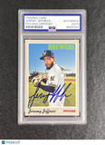Jeremy Jeffress Signed 2019 Topps Heritage #249 Auto PSA/DNA Slabbed Brewers
