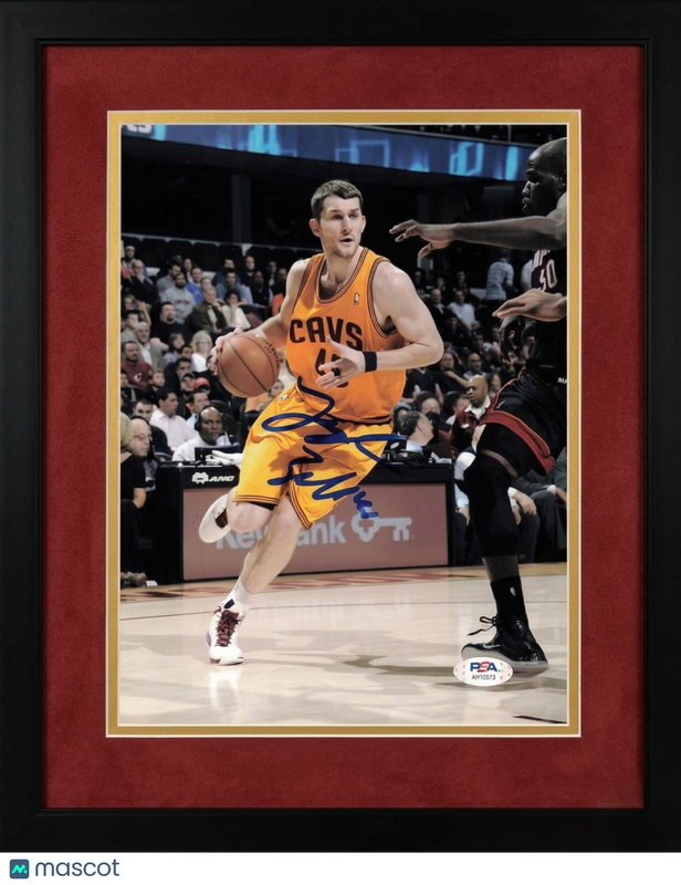 Tyler Zeller Cleveland Cavaliers Signed Basketball 8x10 Custom Framed Photo PSA