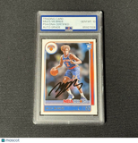 2021-22 Panini NBA Hopps #232 Rookie Miles McBride Signed Card PSA Auto 10 Knick