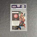 2018 Panini Prizm Freshman Phenoms#21 Trae Young Signed Card PSA10 Atlanta Hawks