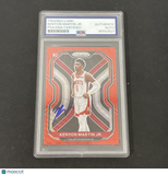 2020-21 Panini Prizm Red #265 Kenyon Martin Jr. signed card PSA Rockets