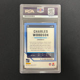 Charles Woodson 2024 Panini Donruss Football#63 Signed Card PSA Autographed
