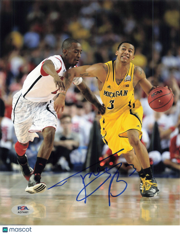 Trey Burke Signed 8x10 Photo PSA Michigan Wolverines
