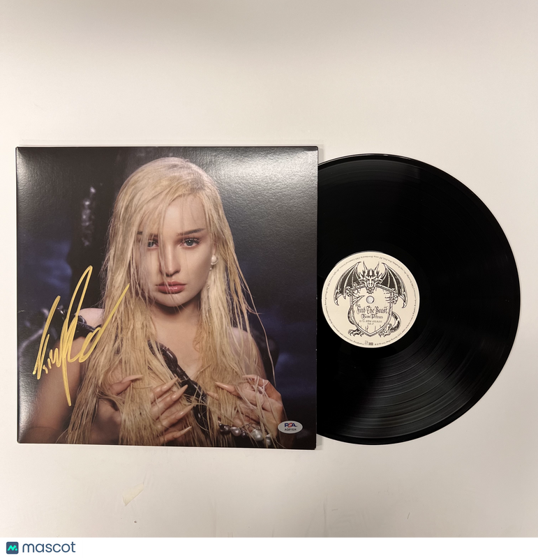 Kim Petras Signed Feed The Beast Vinyl Album PSA Autographed