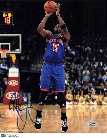 Henry Walker New York Knicks Signed Basketball 8x10 Photo PSA