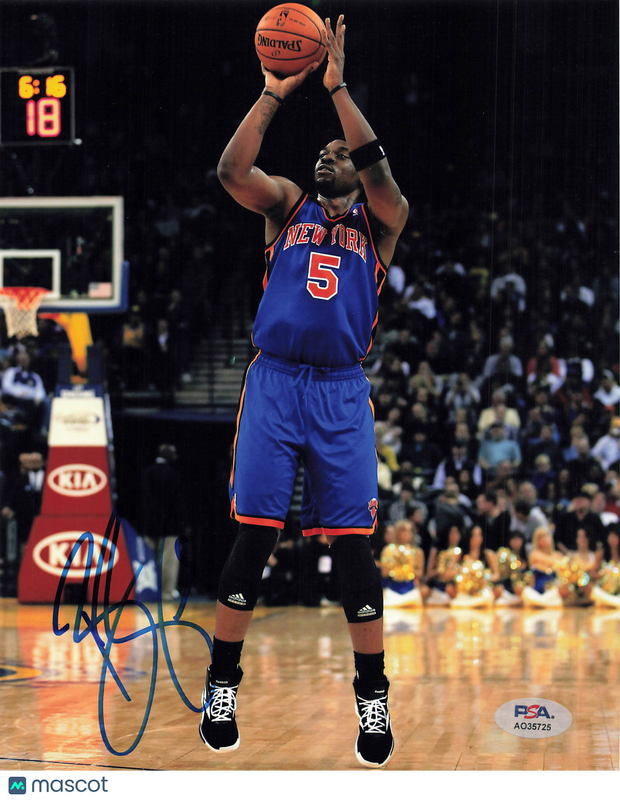 Henry Walker New York Knicks Signed Basketball 8x10 Photo PSA