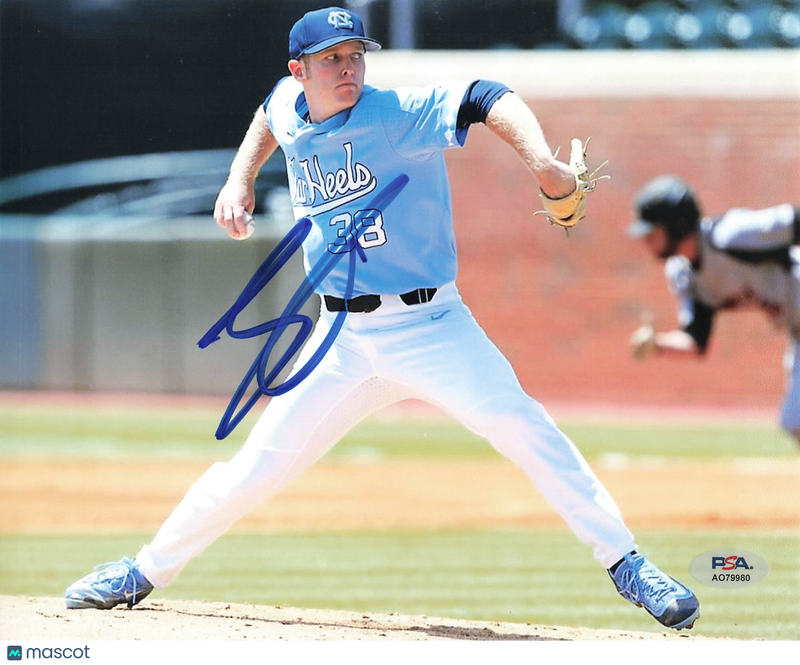 J.B. Bukauskas North Carolina Tar Heels Signed 8x10 Photo PSA