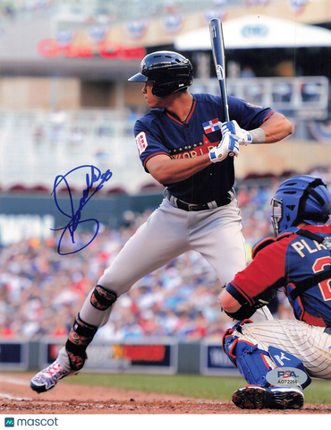 Steven Moya Dominican Republic Signed 8x10 Photo PSA