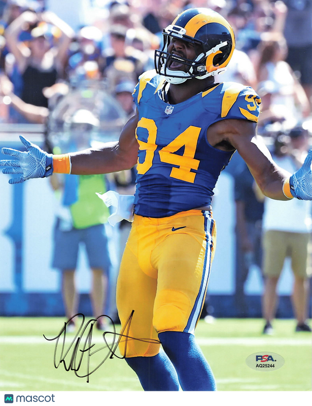 Robert Quinn Signed Los Angeles Rams Football 8x10 Photo PSA Autographed