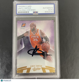 2011-12 Panini America #34 Vince Carter signed card PSA Suns