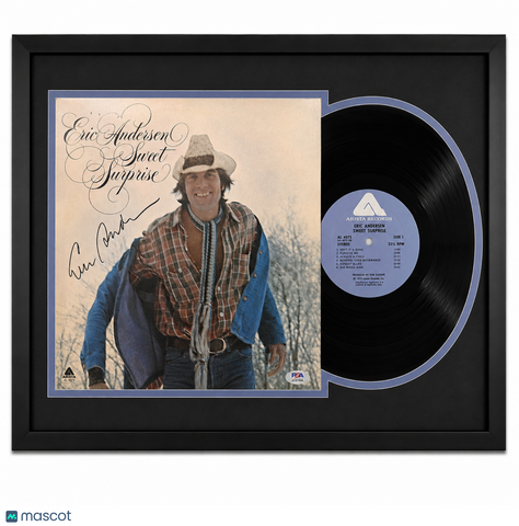 Eric Andersen Signed Sweet Surprise Framed Vinyl PSA Album Auth