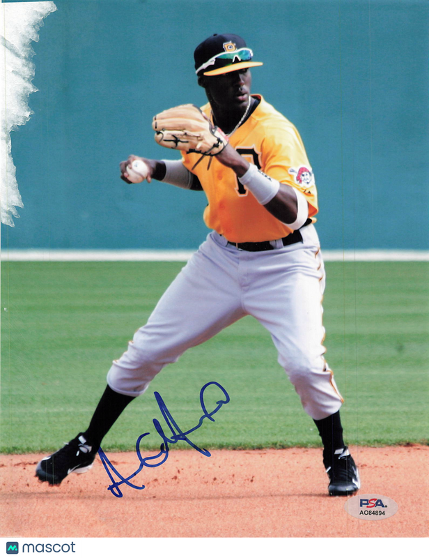 Alen Hanson Pittsburgh Pirates Signed 8x10 Photo PSA
