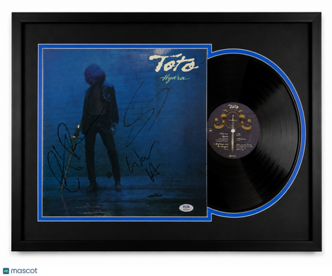 Toto Signed Hydra Framed Vinyl Album PSA
