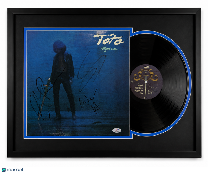 Toto Signed Hydra Framed Vinyl Album PSA