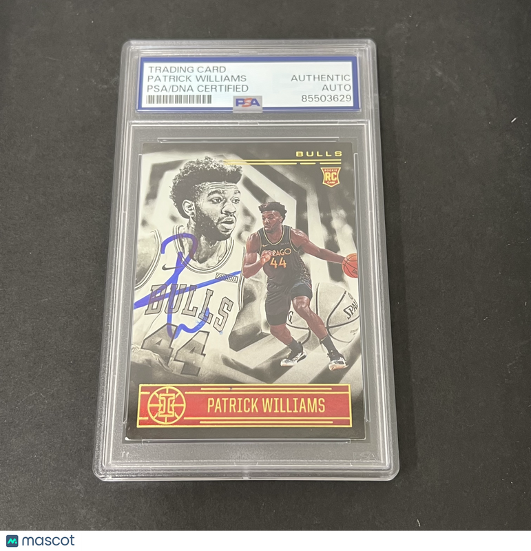 2020-21 Panini Illusions #157 Patrick Williams signed card PSA