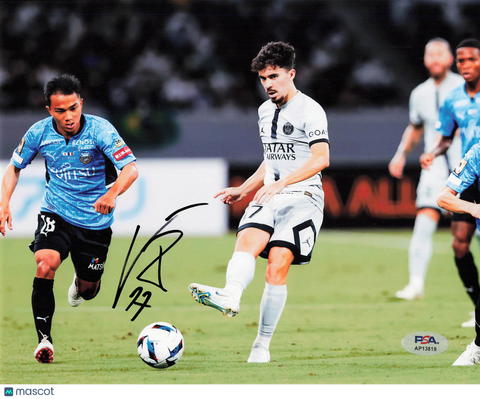Vitinha Signed 8x10 Photo PSA Soccer PSG