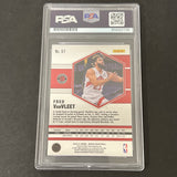 2020-21 Panini Mosaic #57 Fred VanVleet signed card PSA