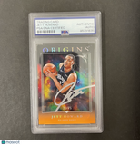 Jett Howard 2023-24 Panini Origins#81 Signed Card PSA Autographed