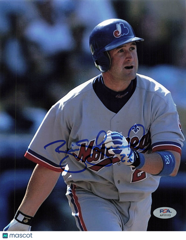 Brian Schneider Montreal Expos Signed 8x10 Photo PSA