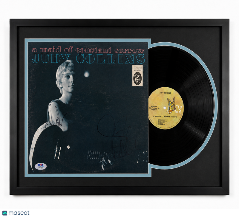 Marty Stuart Signed A Maid of Constant Sorrow Custom Framed Vinyl Album PSA Auth