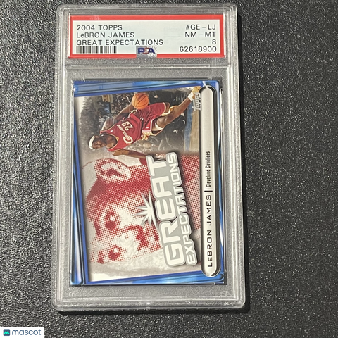 2004 Topps Great Expectations #GE-LJ LeBron James PSA 8 Cavaliers
