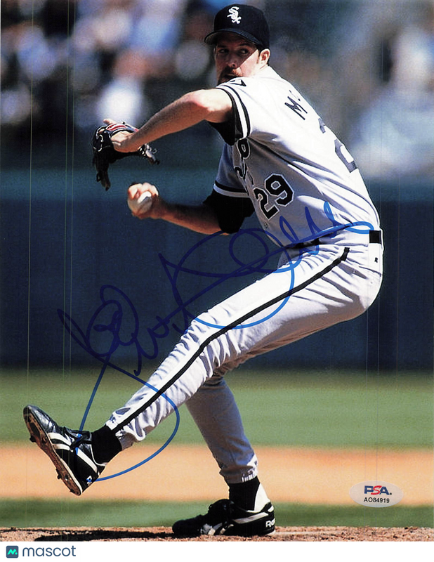 Jack McDowell Chicago White Sox Signed 8x10 Photo PSA