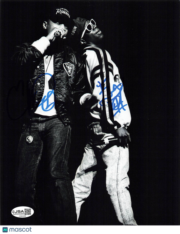 Flavor Flav and Chuck D signed 8x10 Photo Public Enemy JSA Autographed