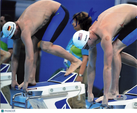 Townley Haas United state olympic team Signed Olympic Swimming 8x10 Photo