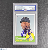 2012 Topps Heritage#406 Al Alburquerque Signed Card Auto PSA Slabbed Tigers