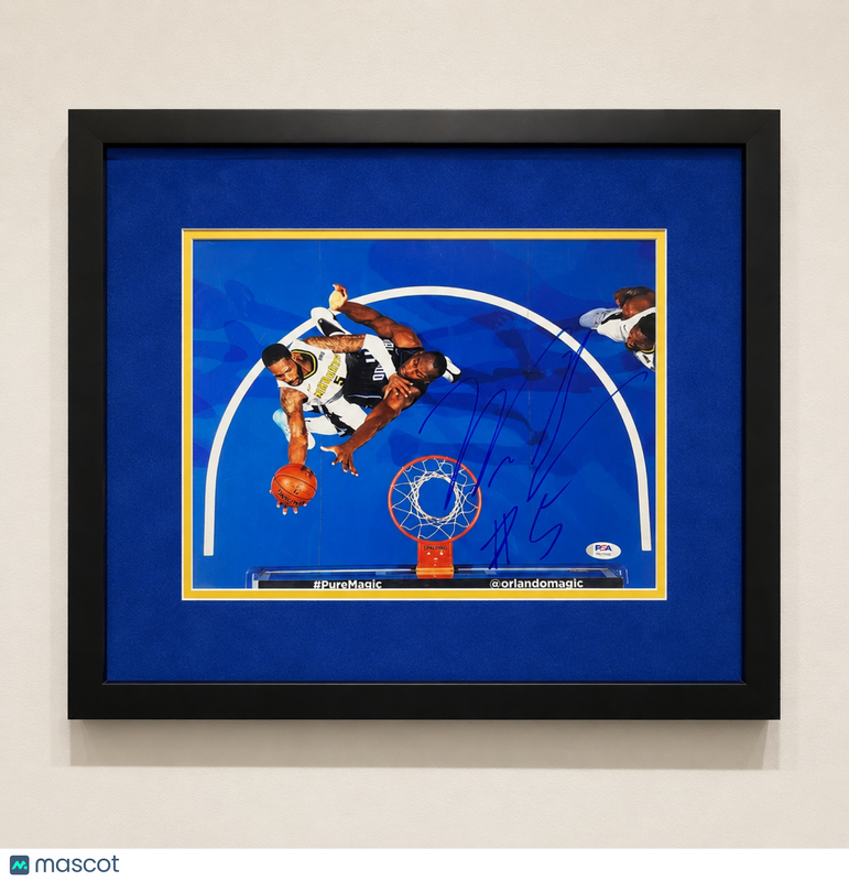 Will Barton Denver Nuggets Signed Basketball 11x14 Custom Framed Photo PSA