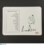 Cam Davis Signed Golf Masters Golf Scorecards PSA Autographed