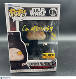 Ian McDiarmid Signed Funko Pop PSA Autographed Emperor Palpatine