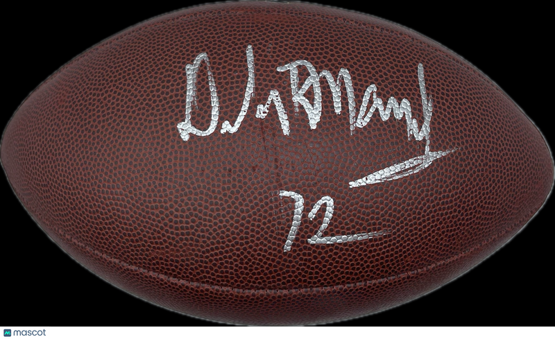 Dexter Manley Washington Redskins Signed Football JSA Autographed