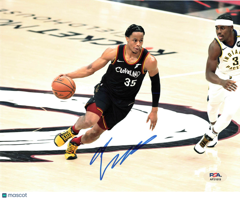 Isaac Okoro Signed 8x10 Photo PSA Cleveland Cavaliers
