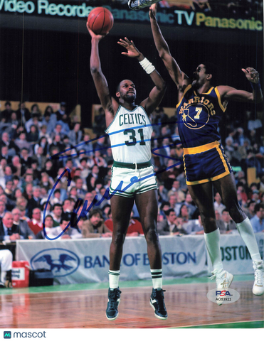 Cedric Maxwell Boston Celtics Signed Basketball 8x10 Photo PSA