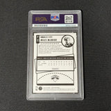 2021-22 Panini NBA Hopps #232 Rookie Miles McBride Signed Card PSA Auto 10 Knick
