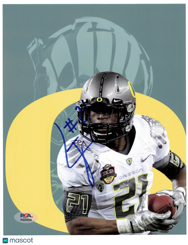 LaMichael James Signed Oregon Ducks Football 8x10 Photo PSA Autographed