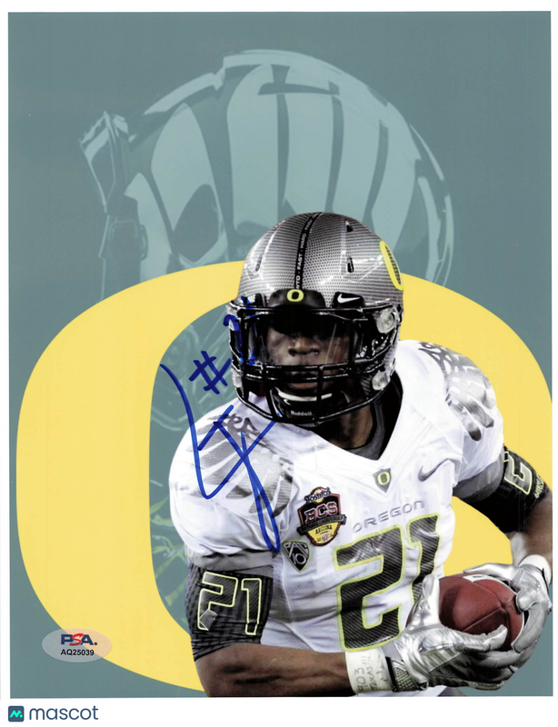 LaMichael James Signed Oregon Ducks Football 8x10 Photo PSA Autographed
