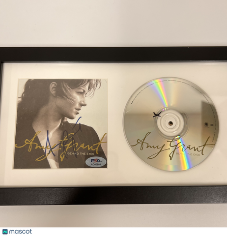 Amy Grant Signed CD Cover Framed PSA/DNA CMFT Autographed Behind the Eyes