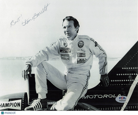 Stan Barrett Signed 8x10 Photo PSA Autographed