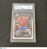 2024 Topps Series 2 #621 Jake Irvin signed card PSA Auto 10