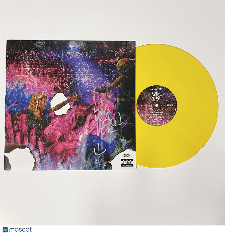 Lil Uzi Vert Signed Luv Is Rage Album PSA Autographed