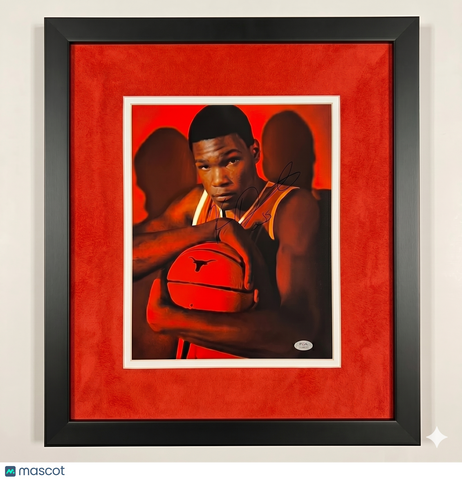 Kevin Durant Texas Longhorns Signed Basketball 11x14 Photo PSA