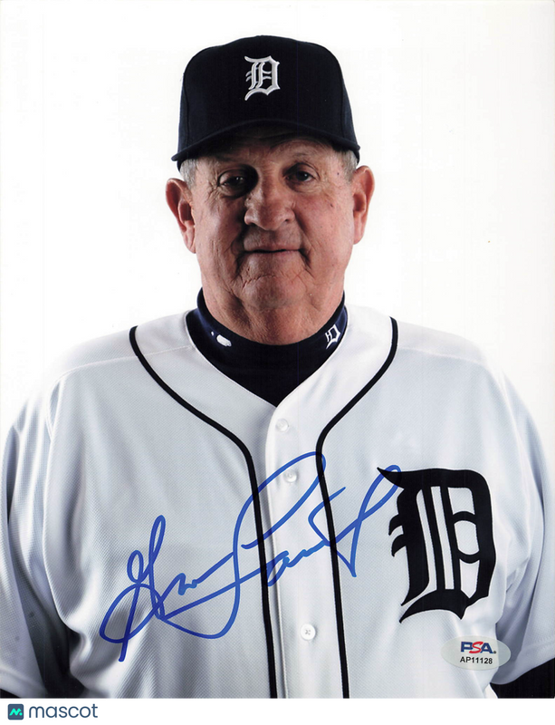 Gene Lamont Detroit Tigers Signed 8x10 Photo PSA
