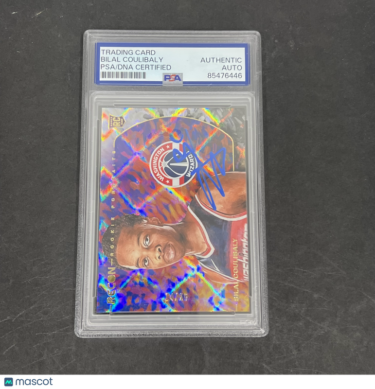 Bilal Coulibaly 2023-24 Panini Recon Basketball #12 Signed Card PSA Autographed