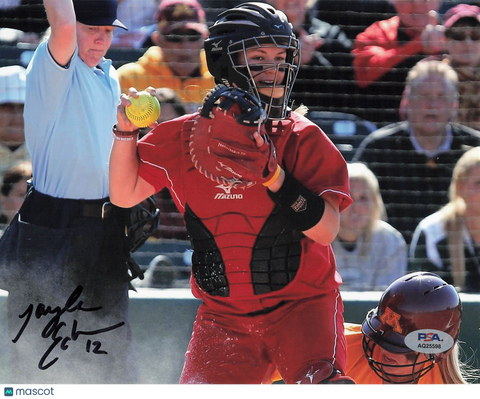 Taylor Edwards Nebraska Cornhuskers Signed 8x10 Photo PSA