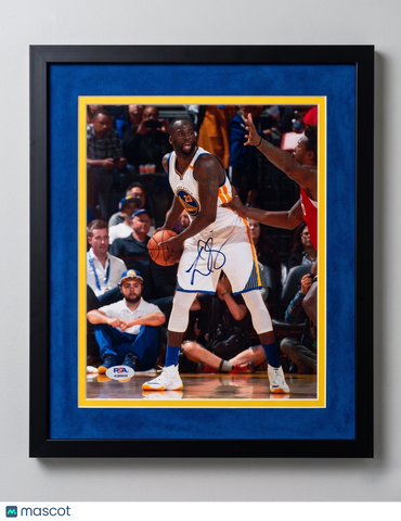 Draymond Green Golden State Warriors Signed 8x10 Custom Framed Photo PSA